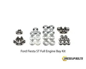 Dress Up Bolts Titanium Engine Bay Kit Ford Fiesta ST 2013-2018