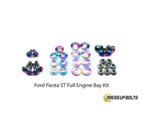 Dress Up Bolts Titanium Engine Bay Kit Ford Fiesta ST 2013-2018