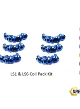 Dress Up Bolts Titanium Coil Pack Kit Chevrolet | Pontiac LS1 - LS6                                     - GM-001-Ti-BLU - Image 2