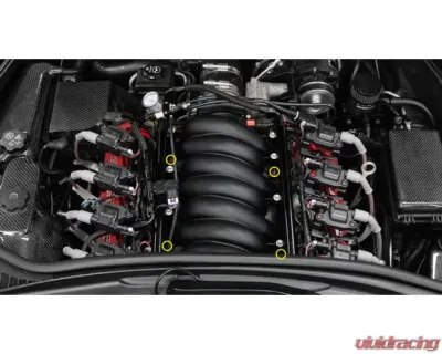 Dress Up Bolts Titanium Hardware Fuel Rail Kit Chevrolet Corvette C6 2005-2013 - GM-002-Ti-TB