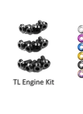 Dress Up Bolts Titanium Hardware Engine Kit Acura TL J32A3 Engine 2004-2008                                     - HON-006-Ti-BLK - Image 3