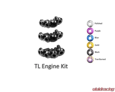 Dress Up Bolts Titanium Hardware Engine Kit Acura TL J32A3 Engine 2004-2008 - HON-006-Ti-BLK