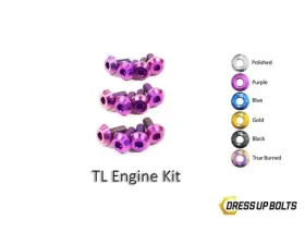 Dress Up Bolts Titanium Hardware Engine Kit Acura TL J32A3 Engine 2004-2008