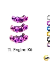 Dress Up Bolts Titanium Hardware Engine Kit Acura TL J32A3 Engine 2004-2008                                     - HON-006-Ti-PRP - Image 3