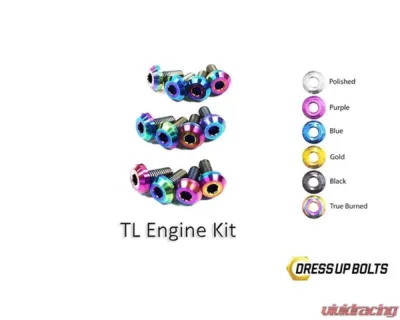 Dress Up Bolts Titanium Hardware Engine Kit Acura TL J32A3 Engine 2004-2008 - HON-006-Ti-TB