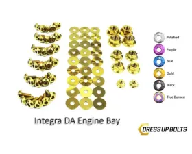 Dress Up Bolts Titanium Full Engine Bay Kit Acura Integra DA 1989-1993