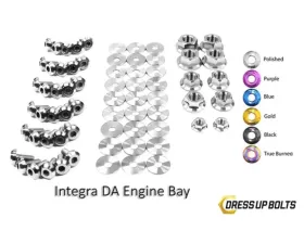 Dress Up Bolts Titanium Full Engine Bay Kit Acura Integra DA 1989-1993