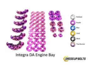 Dress Up Bolts Titanium Full Engine Bay Kit Acura Integra DA 1989-1993