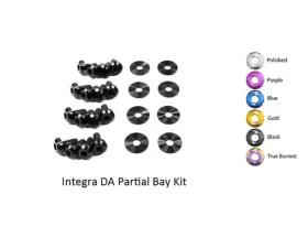Dress Up Bolts Titanium Partial Engine Bay Kit Acura Integra DA 1989-1993