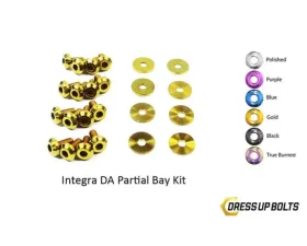 Dress Up Bolts Titanium Partial Engine Bay Kit Acura Integra DA 1989-1993