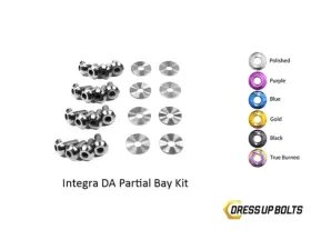 Dress Up Bolts Titanium Partial Engine Bay Kit Acura Integra DA 1989-1993