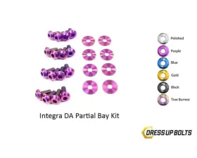 Dress Up Bolts Titanium Partial Engine Bay Kit Acura Integra DA 1989-1993