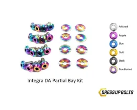 Dress Up Bolts Titanium Partial Engine Bay Kit Acura Integra DA 1989-1993