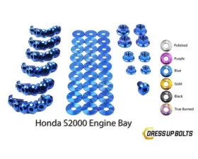 Dress Up Bolts Stage 2 Titanium Hardware Engine Bay Kit Honda S2000 2000-2009