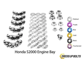 Dress Up Bolts Stage 2 Titanium Hardware Engine Bay Kit Honda S2000 2000-2009