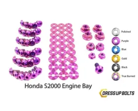 Dress Up Bolts Stage 2 Titanium Hardware Engine Bay Kit Honda S2000 2000-2009