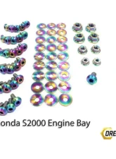 Dress Up Bolts Stage 2 Titanium Hardware Engine Bay Kit Honda S2000 2000-2009                                     - HON-015-Ti-TB - Image 5