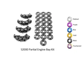 Dress Up Bolts Stage 1 Titanium Hardware Engine Bay Kit Honda S2000 2000-2009