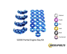 Dress Up Bolts Stage 1 Titanium Hardware Engine Bay Kit Honda S2000 2000-2009