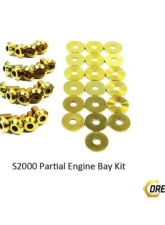 Dress Up Bolts Stage 1 Titanium Hardware Engine Bay Kit Honda S2000 2000-2009                                     - HON-017-Ti-GLD - Image 2