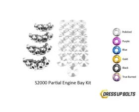 Dress Up Bolts Stage 1 Titanium Hardware Engine Bay Kit Honda S2000 2000-2009
