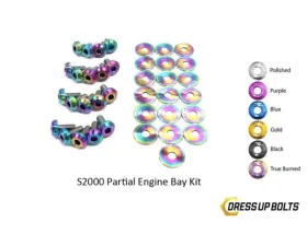 Dress Up Bolts Stage 1 Titanium Hardware Engine Bay Kit Honda S2000 2000-2009