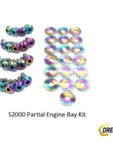 Dress Up Bolts Stage 1 Titanium Hardware Engine Bay Kit Honda S2000 2000-2009                                     - HON-017-Ti-TB - Image 2