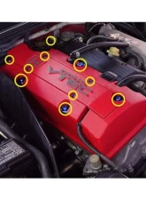 Dress Up Bolts Stage 1 Titanium Hardware Engine Kit F20C | F22C1 Engine                                     - HON-018-Ti-GLD - Image 3