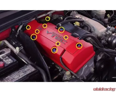 Dress Up Bolts Stage 1 Titanium Hardware Engine Kit F20C | F22C1 Engine - HON-018-Ti-GLD