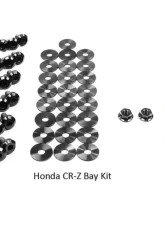 Dress Up Bolts Titanium Ti Engine Bay Kit Honda CR-Z CRZ 2011-2015                                     - HON-029-Ti-BLK - Image 5