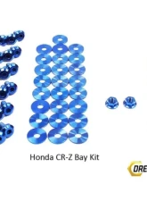 Dress Up Bolts Titanium Ti Engine Bay Kit Honda CR-Z CRZ 2011-2015                                     - HON-029-Ti-BLU - Image 5