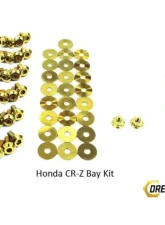 Dress Up Bolts Titanium Ti Engine Bay Kit Honda CR-Z CRZ 2011-2015                                     - HON-029-Ti-GLD - Image 5