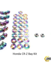 Dress Up Bolts Titanium Ti Engine Bay Kit Honda CR-Z CRZ 2011-2015                                     - HON-029-Ti-TB - Image 5