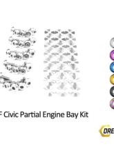 Dress Up Bolts Stage 1 Titanium Hardware Engine Bay Kit Honda Civic EF 1988-1991                                     - HON-031-Ti-POL - Image 3