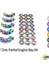 Dress Up Bolts Stage 1 Titanium Hardware Engine Bay Kit Honda Civic EF 1988-1991                                     - HON-031-Ti-TB - Image 3