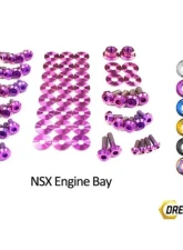 Dress Up Bolts Titanium Engine Bay Kit Acura NSX 1991-2005                                     - HON-032-Ti-PRP - Image 2