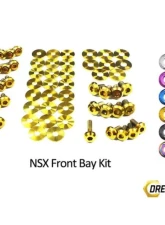 Dress Up Bolts Titanium Front Bay Kit Acura NSX 1991-2005                                     - HON-033-Ti-GLD - Image 2