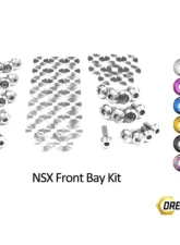 Dress Up Bolts Titanium Front Bay Kit Acura NSX 1991-2005                                     - HON-033-Ti-POL - Image 2