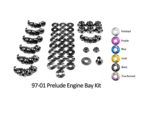 Dress Up Bolts Titanium Ti Engine Bay Kit Honda Prelude 1997-2001