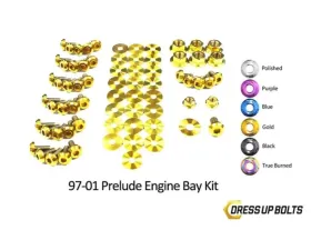 Dress Up Bolts Titanium Ti Engine Bay Kit Honda Prelude 1997-2001