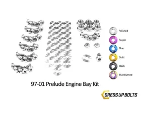 Dress Up Bolts Titanium Ti Engine Bay Kit Honda Prelude 1997-2001