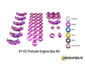 Dress Up Bolts Titanium Ti Engine Bay Kit Honda Prelude 1997-2001