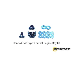 Dress Up Bolts Stage 1 Titanium Hardware Engine Bay Kit Honda Civic Type R 2017-2021