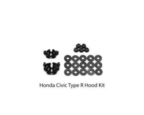 Dress Up Bolts Titanium Hardware Hood Kit Honda Civic Type R 2017-2021
