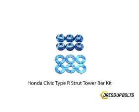 Dress Up Bolts Titanium Hardware Strut Tower Kit Honda Civic Type R 2017-2021