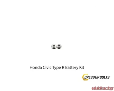 Dress Up Bolts Titanium Hardware Battery Kit Honda Civic Type R 2017-2021 - HON-040-Ti-POL