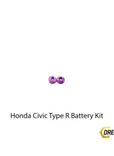 Dress Up Bolts Titanium Hardware Battery Kit Honda Civic Type R 2017-2021                                     - HON-040-Ti-PRP - Image 2