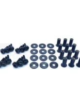 Dress Up Bolts Titanium Hardware Cooling Plate Kit Honda Civic Type R 2017-2021                                     - HON-041-Ti-BLK - Image 2