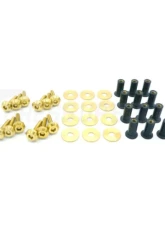 Dress Up Bolts Titanium Hardware Cooling Plate Kit Honda Civic Type R 2017-2021                                     - HON-041-Ti-GLD - Image 2