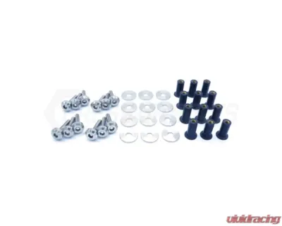 Dress Up Bolts Titanium Hardware Cooling Plate Kit Honda Civic Type R 2017-2021 - HON-041-Ti-POL